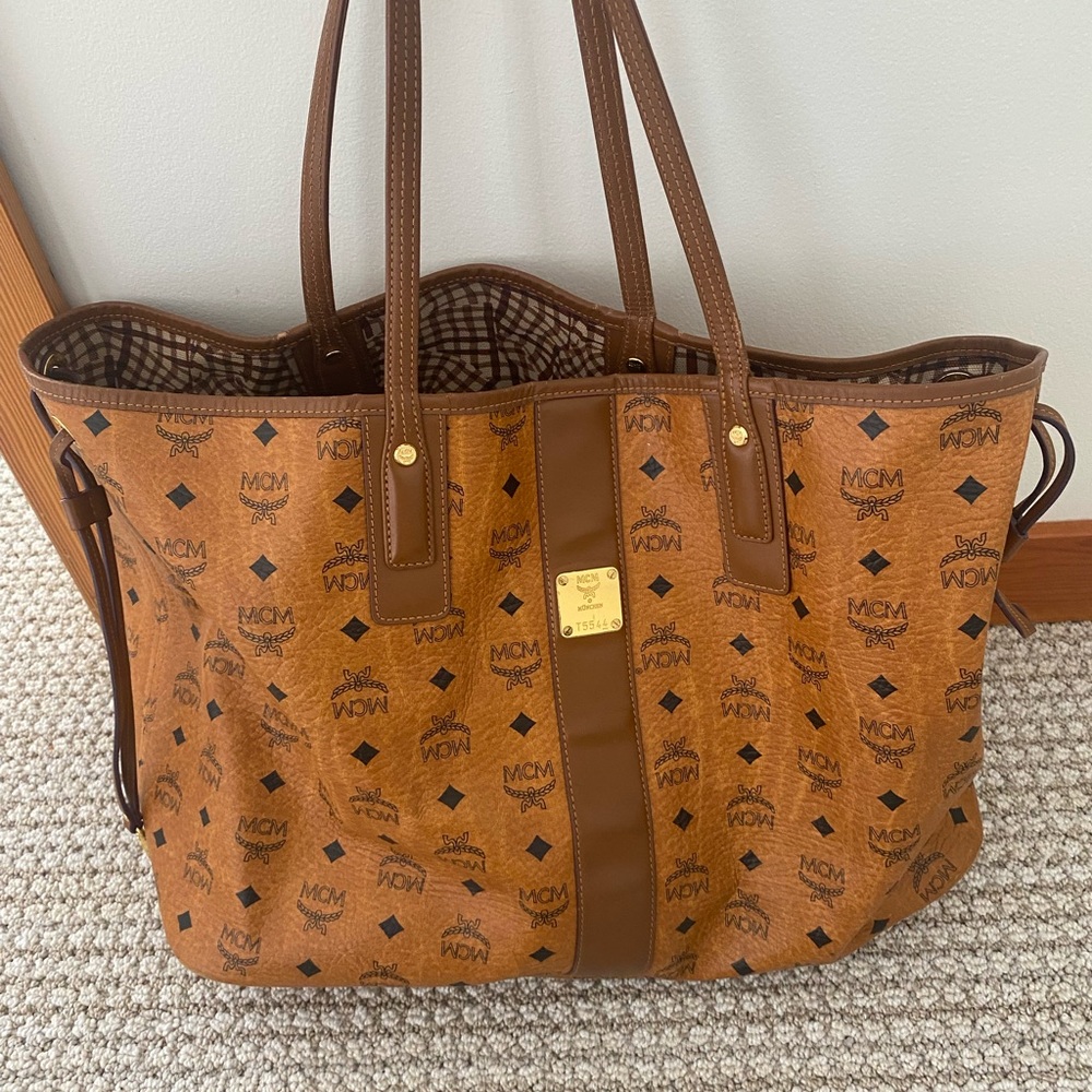MCM Brown Tote Bag Liz large